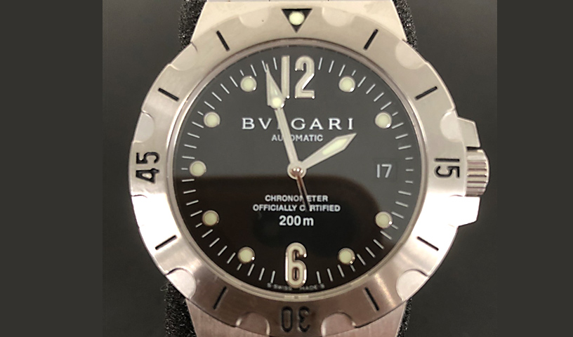 【修理事例：1733】BVLGARI DIAGONO SCUBA